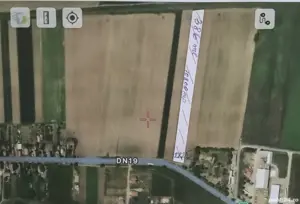 Teren  intravilan-extravilan 10800 mp în Satu Nou  Șoseaua E671 Nod Rutier A3