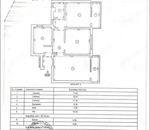 Apartament 3 camere zona Casa de Cultura - imagine 14