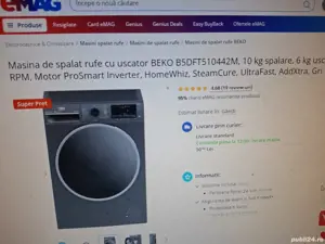 masina de spalat cu uscator beko