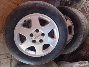 Vand set roti opel zafira A 195x65x15 de vara cu genti de aliaj