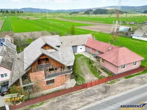 Ansamblu:doua case+anexe+domeniu de 10.101mp, Intorsura Buzaului,Covasna: FILM  Tur 3D! - imagine 9