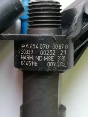 A6540700087 0445118009 Bosch Injector Mercedes A, B, C, CLA, CLS, E, G, GLA, GLB, GLC,GLE,Class - imagine 7