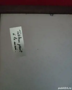 Tablou pictat manual, semnat  - imagine 2