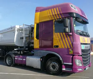 Daf XF 440 km reali manual mega standard cupla reglabila clima stationare SSC 2015 euro6 michelin - imagine 2