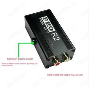 PRO R2 - ground loop isolator - izolator bucla de masa cu comutator - profesional - imagine 4