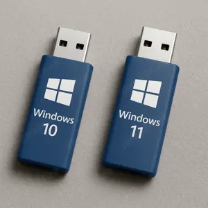 Usb Flash Drive   Stick Bootabil cu Windows 10  11 Pro Licenta Inclusa!
