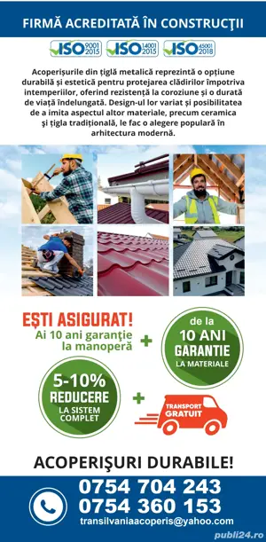  Top transilvania firmă autorizată în construcții acoperișuri profesionale