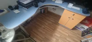 Birou L pe colt, cu sertare 160x160x60x76