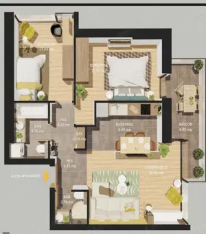 Apartament 3 camere in Cotroceni - imagine 10