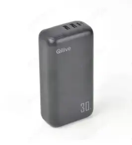 Baterie externa Qilive, capacitate de 30000 mAh, negru