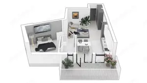 Apartament NOU 2 camere - Zona Mehala