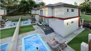 Vânzare Casă Spectaculoasă 4 camere 3 bai Piscina in comuna Berceni