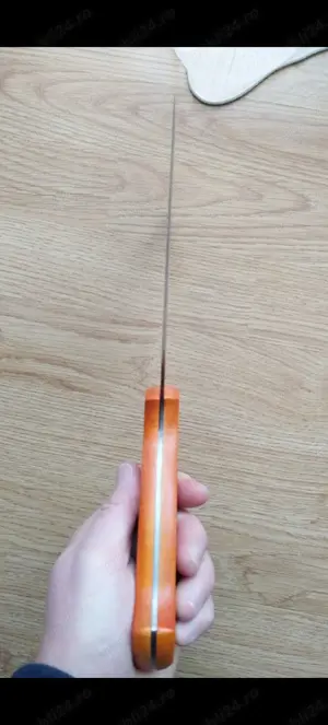 Barda Satâr oțel inoxidabil mâner lemn - imagine 4