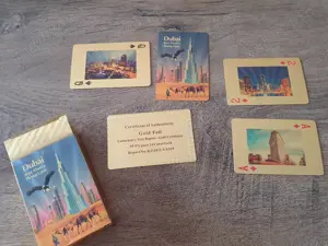 Carti de poker din aur din Dubai | Perfect pentru cadou - imagine 3