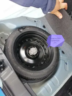 Roata rezerva slim Renault Kadjar-Nissan Qashqai J11 Bose Edition  - imagine 8