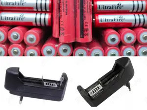 Acumulatori noi 18650 Li-ion 3,6V 3.6V 3,7V 3.7V   Incarcator 18650