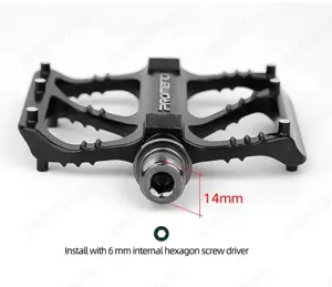 Pedale platforma 3 rulmenti ultralight 278 grame perechea aluminiu - imagine 2