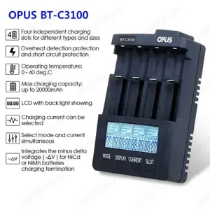 încărcător inteligent OPUS BT-C3100V2.2 pentru acumulatori,