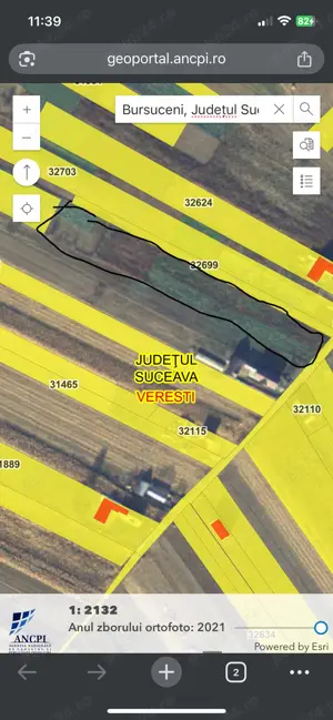 Teren de vanzare intre bursuceni si corocaiesti - imagine 2