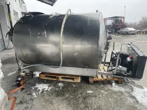 bazin lapte inox 3200L cisterna - imagine 3