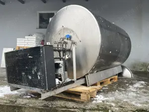 bazin lapte inox 3200L cisterna - imagine 2