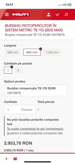 Burghiu Hilti TE-YD sds max - imagine 2