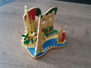 Decoratie mini Dubai cu steagul UAE | Perfect pentru cadou