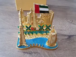 Decoratie mini Dubai cu steagul UAE | Perfect pentru cadou