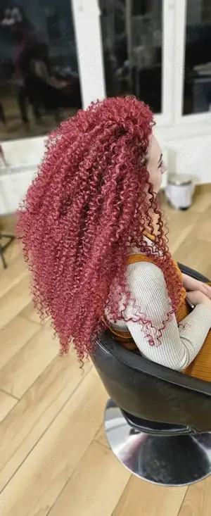 Aplic extensii par afro crochet  - imagine 2