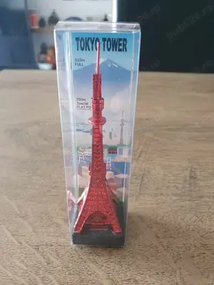 Macheta Tokyo Tower (rosu, 12 cm) | Decoratie din Japonia | Cadou