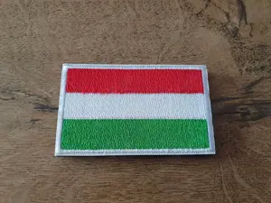 Steag din Ungaria țesut manual | Decoratie perfecta pt rucsac