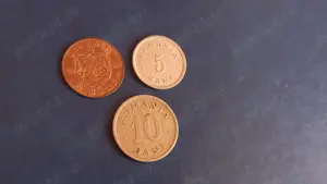 Vand lot 3 monede de colectie romanesti din 1900 toate,monede de 2,5 și 10 bani,stare foarte buna - imagine 2