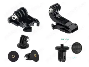 Prindere mount camera GoPro catarama buckle   J-Hook   adaptor surub