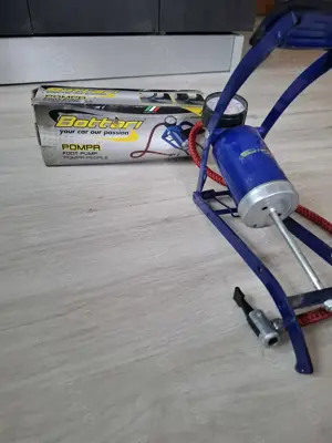 Pompă umflat roți bicicletă trotinetă moto mașină nouă in cutie - imagine 4