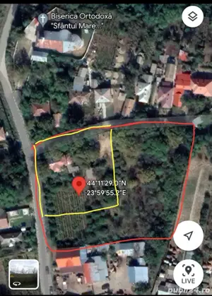 Vând 1200 mp (teren intravilan+ casă), Leu , jud Dolj livada pomi - imagine 6