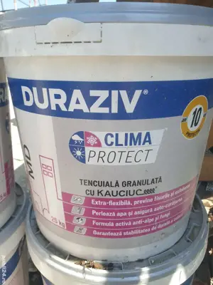 Tencuiala decorativa Duraziv granulata cu kauciuc 