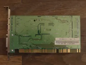 placa de sunet pe slot ISA Crystal CX4237B-XQ3 cu SRS Surround si MIDI hardware FM dedicat - imagine 2