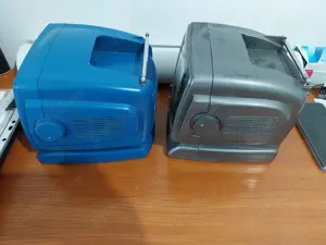 TV alb negru mini cu radio AM FM - imagine 3