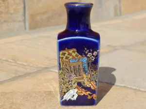 Vaza portelan japoneza marime mica inaltime 9 cm - imagine 2