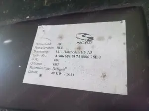  Podea Doca pentru Mercedes Sprinter  decupata - imagine 2