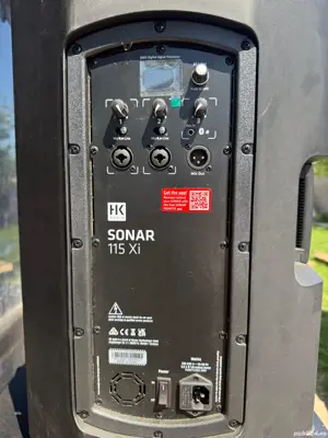 Coloana activa Bluetooth 15 zollHK Sonar 115 Xi, Sub 115 noi +huse transport  - imagine 3