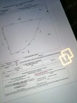 Vand teren 22 ari+ casa veche cu 4 camere + gradina 600 mp - imagine 2