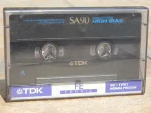 Caseta audio SA90 TDK FE Ferric Japonie cu cutie uzata nefunctionala - imagine 4
