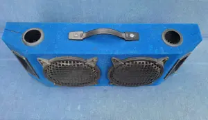 Boxa auto dubla subwoofer stereo bass inalte 100W 2X50w 8 Ohm pe canal