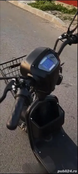 Scuter Electric 350W 20Ah ALB cu Pedale Bicicleta Electrica Trotineta acumulator Plumb GEL - imagine 4