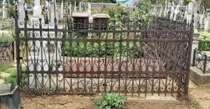 Vand gard din fier forjat de calitate superioara, lucrat manual  - imagine 2