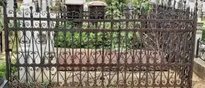 Vand gard din fier forjat de calitate superioara, lucrat manual 