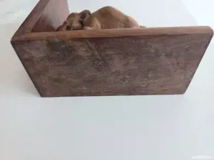 2 Capete cărți, suport cărți din lemn , elefanți - imagine 4