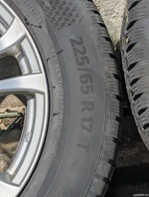 Jante AL honda CR-V R17 + cauciucuri iarna continental - imagine 3