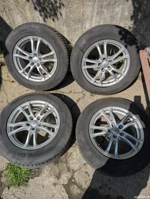 Jante AL honda CR-V R17 + cauciucuri iarna continental - imagine 2